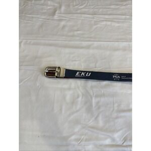 Doc Murphy Belt Reversible Canvas Red White Blue EKU PGA Of America 1916 Leather